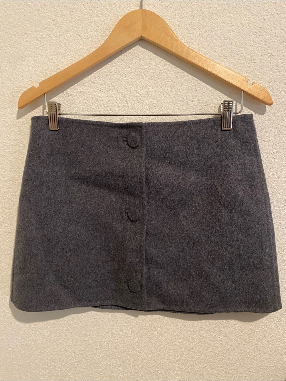 COS Charcoal Mini Skirt